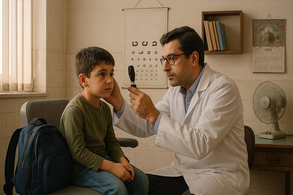 اولین معاینه چشم کودک