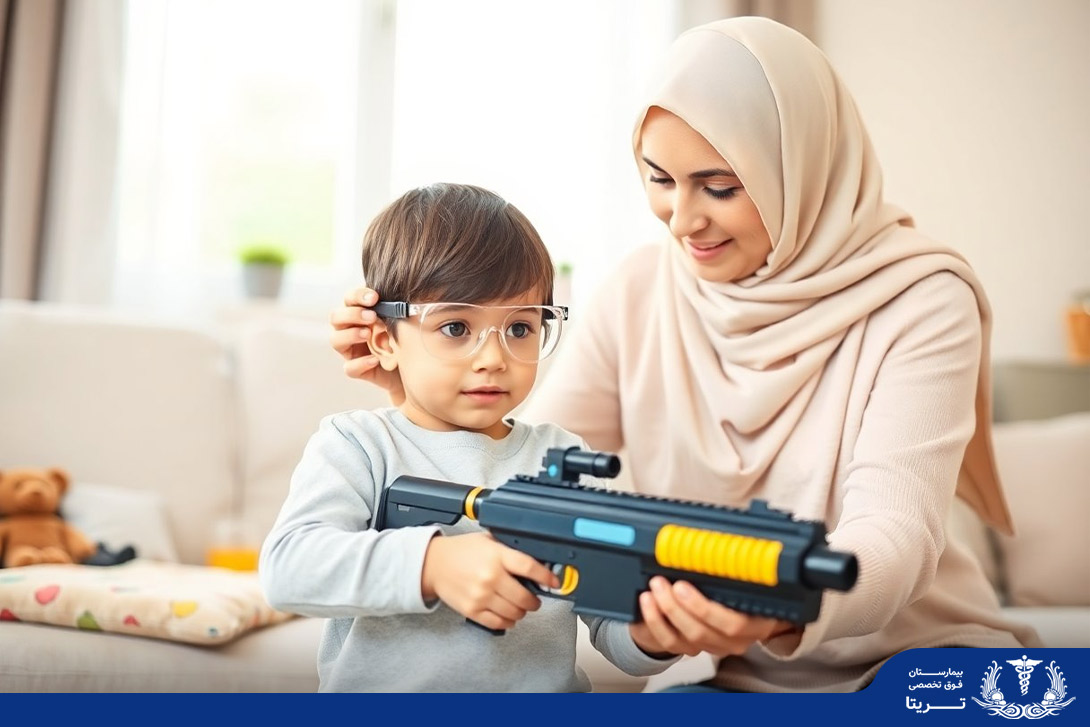 اسباببازیهای پرتابی و تأثیر آنها بر بینایی کودک