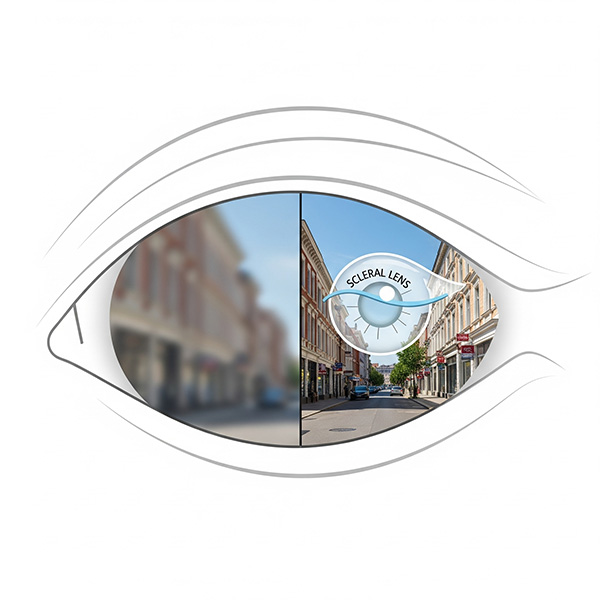 لنز اسکلرال