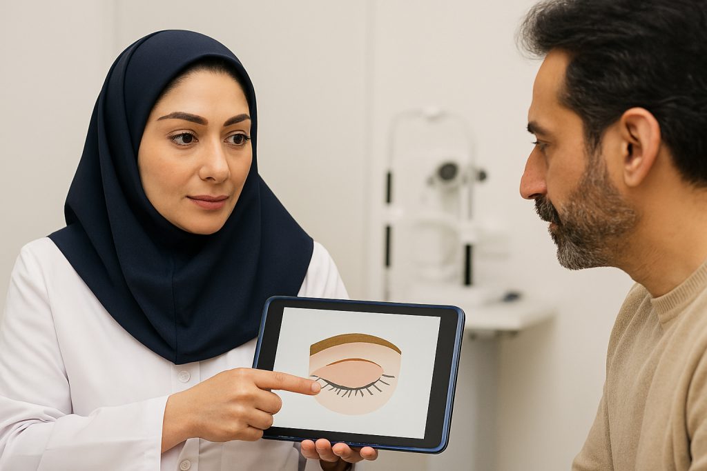 پتوز چشم چیست؟ علت‌ها، علائم، روش‌های درمان و عمل پتوز