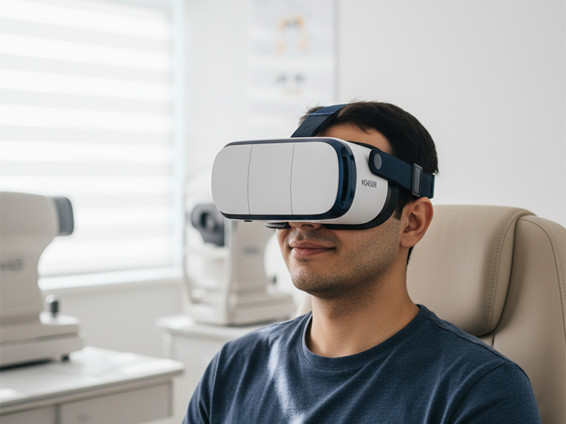 تمرینات بینایی با VR: روش نوین برای تقویت چشم‌ها