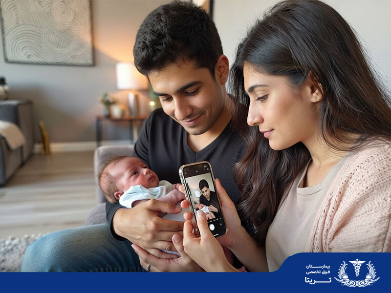 رنگ چشم نوزاد