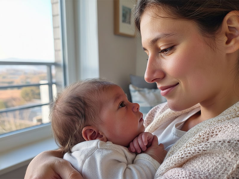 رنگ چشم نوزاد