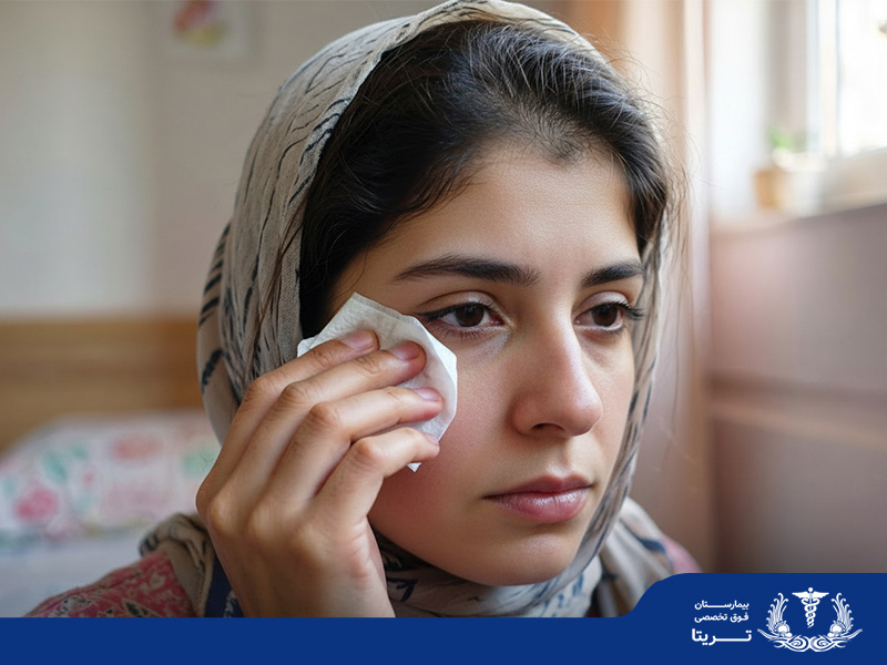 درمان جوش ریز لبه پلک