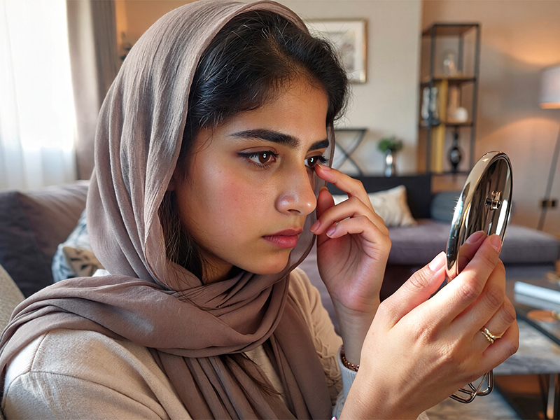 درمان جوش ریز لبه پلک