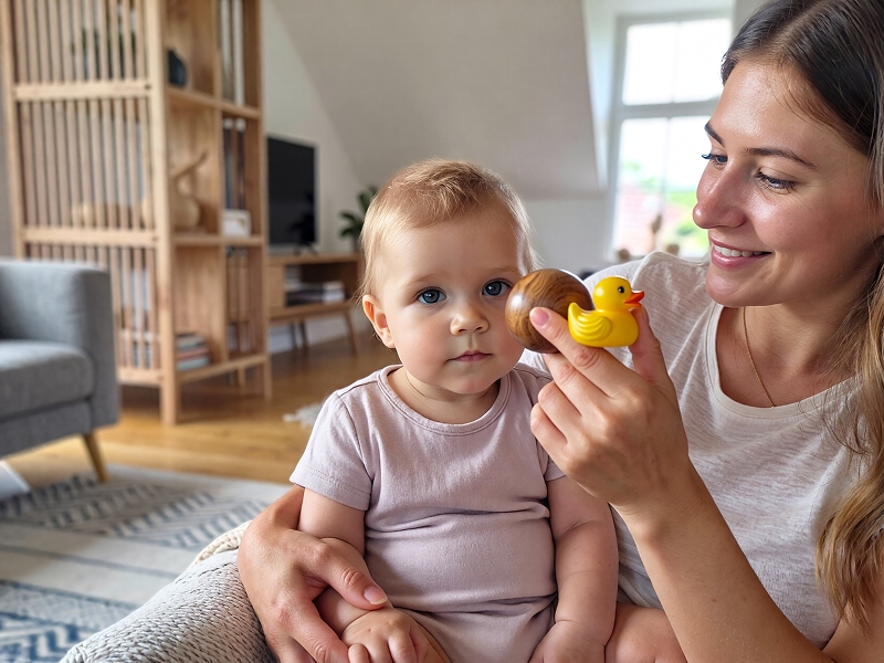 چگونه مطمئن شویم دید نوزادمان خوب است