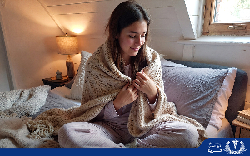 جوراب پوشیدن در خواب