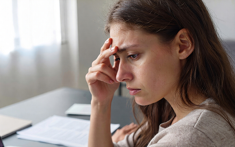 علت سردرد بالای سر و چشم چیست