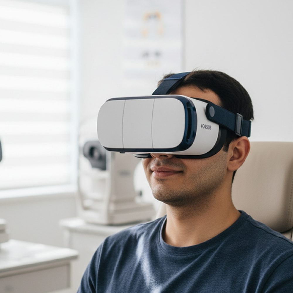 تمرینات بینایی با VR: روش نوین برای تقویت چشم‌ها