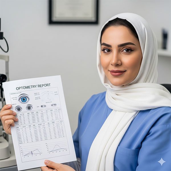 برگه اپتومتری چیست؟